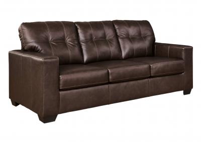 SANTORINE DARK BROWN LEATHER QUEEN SLEEPER,ASHLEY FURNITURE INC.