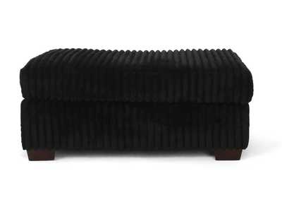 Image for RANGER BLACK OVERSIZED OTTOMAN