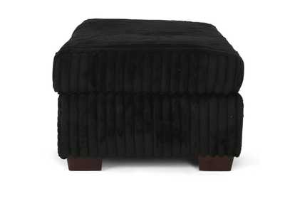 RANGER BLACK OVERSIZED OTTOMAN,FURZ