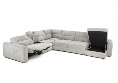 LUCIE DOVE 7 PIECE POWER SECTIONAL,CHEERS