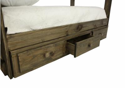 SILAS MOSSY OAK TWIN/TWIN STAIR BUNKBED WITH STORAGE,SIMPLY BUNKBEDS