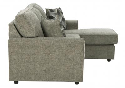 CASCILLA PEWTER SOFA CHAISE,ASHLEY FURNITURE INC.