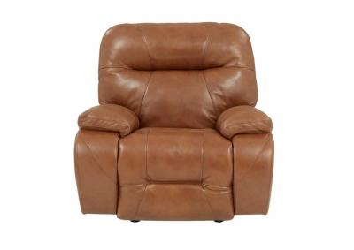 Image for ARIAL COGNAC LEATHER 2P POWER ROCKER RECLINER