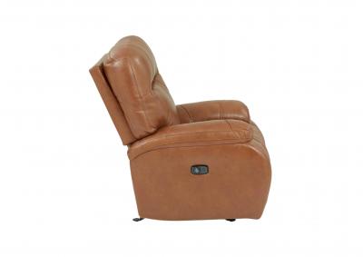 ARIAL COGNAC LEATHER 2P POWER ROCKER RECLINER,BEST CHAIRS INC