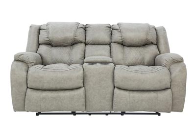 CASON MUSHROOM RECLINING LOVESEAT WITH CONSOLE,HOMESTRETCH