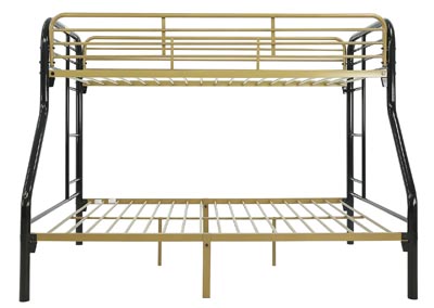 MADISYN BLACK/GOLD TWIN/FULL BUNKBED,KITH FURNITURE