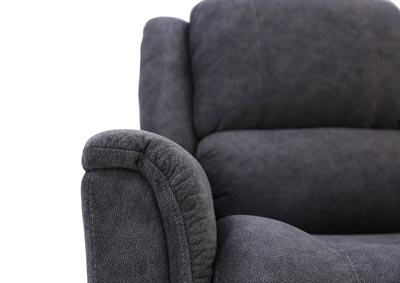 CARICE GUNMETAL ROCKER RECLINER,HOMESTRETCH