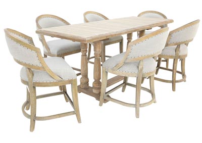 Image for FRIENDSHIP 7 PIECE COUNTER HEIGHT DINING SET