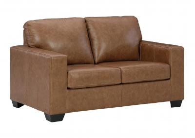 BOLSENA CARAMEL LEATHER LOVESEAT,ASHLEY FURNITURE INC.