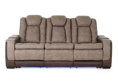 Image for LANTANA ROCKY GREY/BROWN 2P POWER SOFA