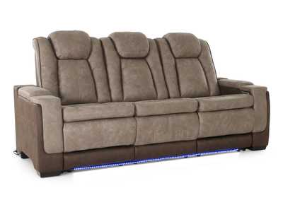 LANTANA ROCKY GREY/BROWN 2P POWER SOFA,ELEMENTS INTERNATIONAL GROUP, LLC