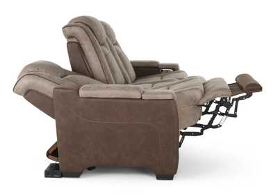 LANTANA ROCKY GREY/BROWN 2P POWER SOFA,ELEMENTS INTERNATIONAL GROUP, LLC