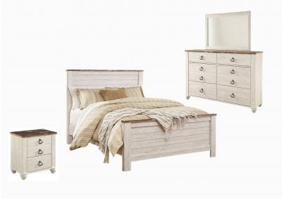 WILLOWTON FULL BEDROOM SET,ASHLEY FURNITURE INC.