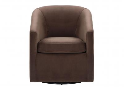 ARLO COCOA SWIVEL ACCENT CHAIR