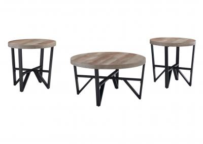 DEANLEE 3 PIECE OCCASIONAL TABLE SET,ASHLEY FURNITURE INC.