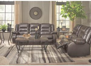 Image for Alliston Brown Reclining Sofa and Reclining Loveseat