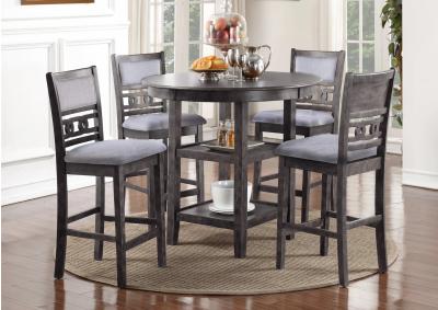 Image for 1701-GRAY PUB TABLE & 4 STOOLS