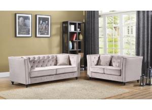 Image for U136- GREY SOFA & LOVESEAT