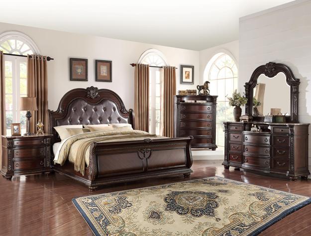 Stanley 7Pcs Queen Bedroom Set,Jerusalem Discount Furniture