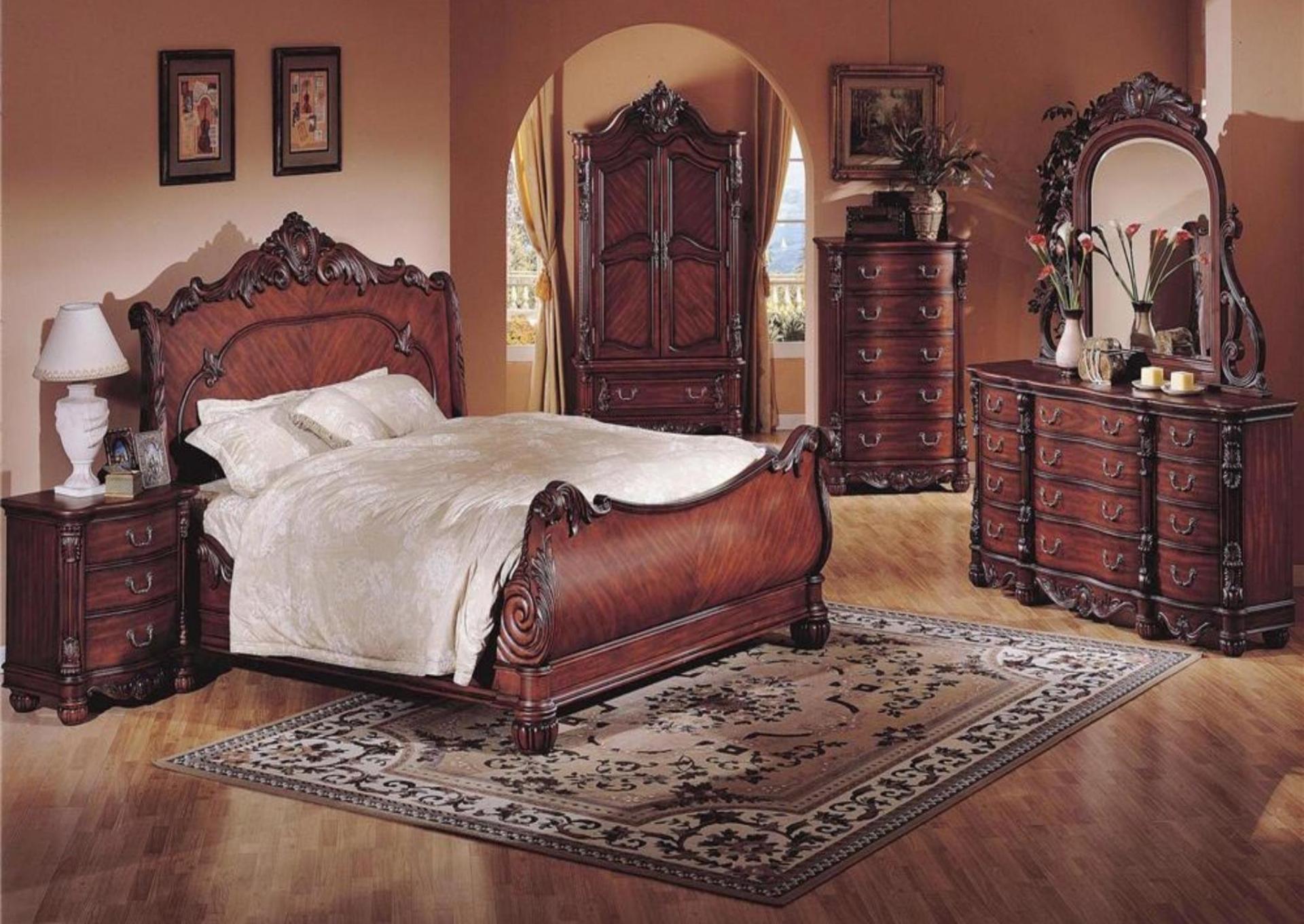 Imperial Queen 7Pcs Bedroom Set,Jerusalem Discount Furniture