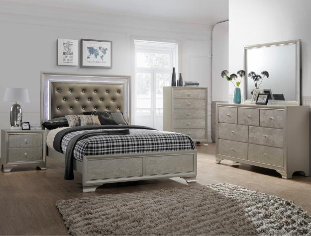 Leyssa 7pcs Queen Bedroom Set,Jerusalem Discount Furniture