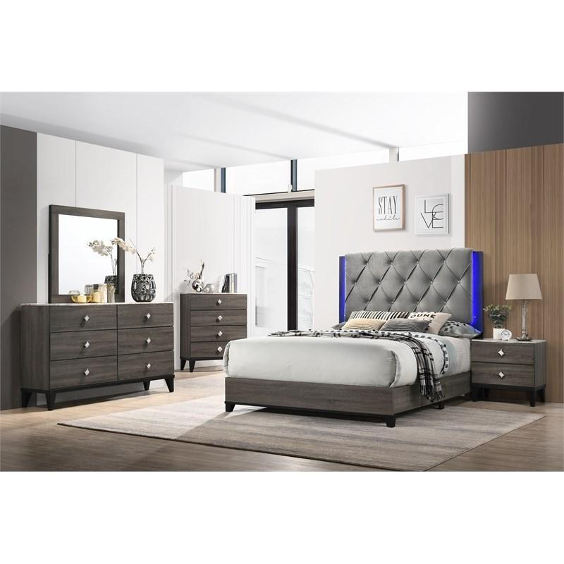 Halifax 7Pcs Queen Bedroom Set,Jerusalem Discount Furniture