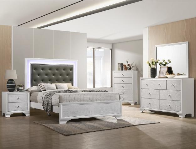 Leyssa 7pcs Queen Bedroom Set,Jerusalem Discount Furniture