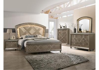 Image for Cristal 7Pcs Queen Bedroom Set