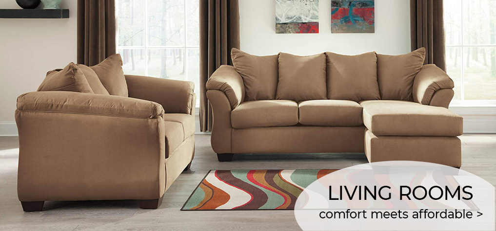Living Rooms - comfort meets affordable 