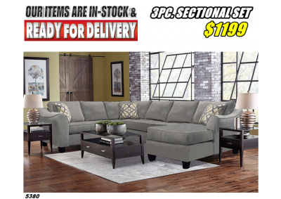Image for 5380 3PC SECTIONAL SET