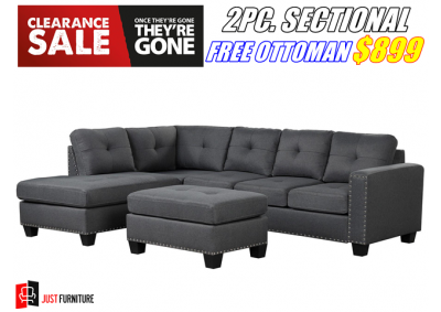 Image for CLYDE SECTIONAL+FREE OTTOMAN