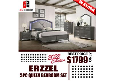 Image for 8318 ERZZEL QUEEN BED,DRESSER,MIRROR,CHEST,1N/S