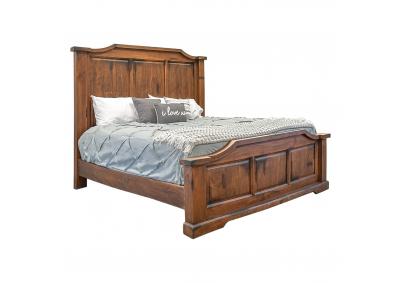 Image for Rustic Imports Solid Wood Queen Bed Cleveland