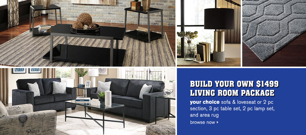 Build your own $1499 Living Room Package