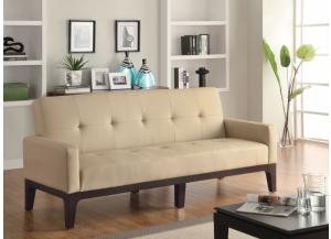 Image for Cream & Cappuccino Sofa Bed