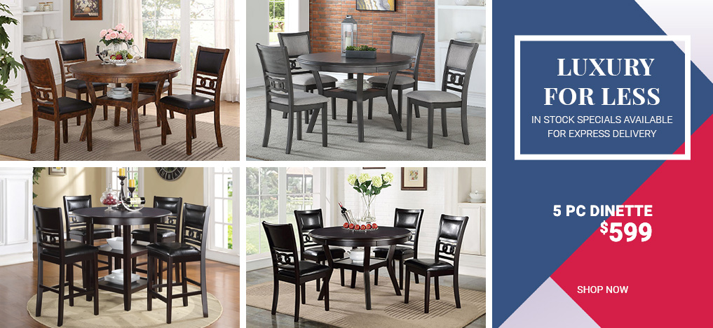 In Stock Specials Available for Express Delivery - 5 PC Dinette