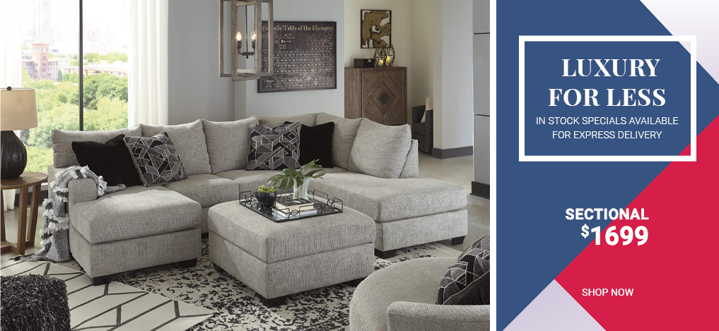In Stock Specials Available for Express Delivery - Sectional