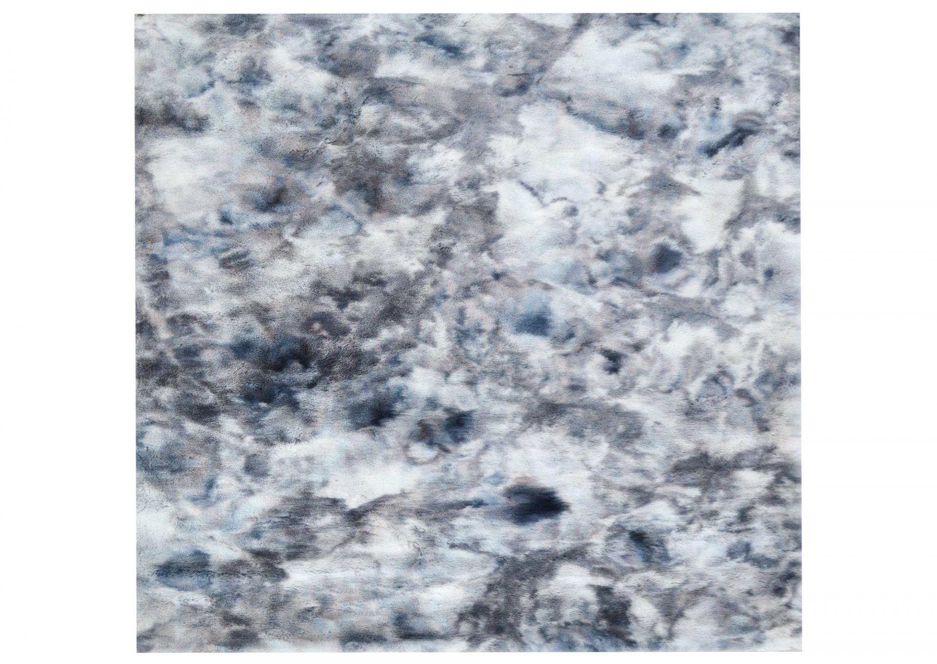 Tye Dye Rabbit Fur Light Gray 3x5,American Cover Design
