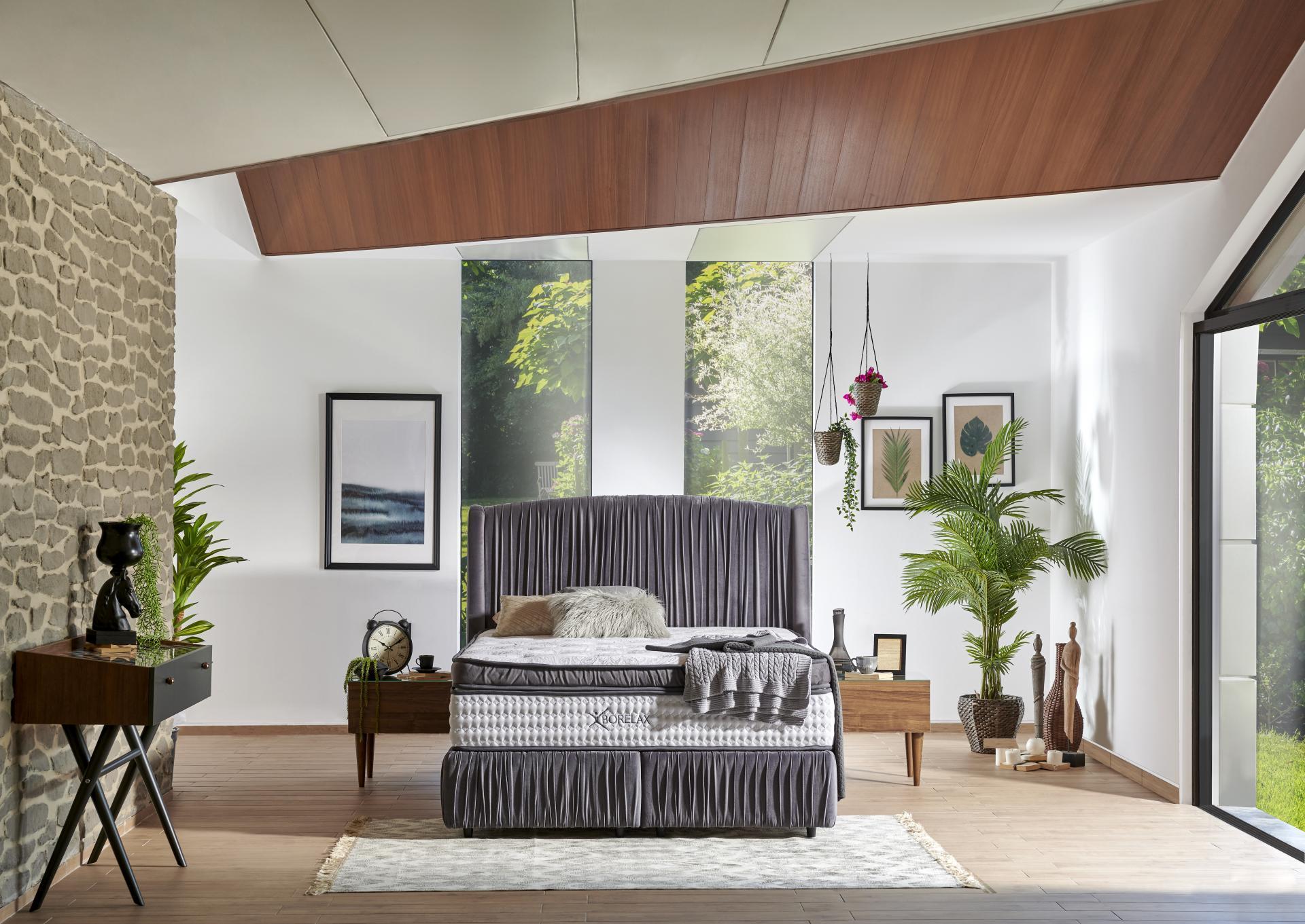 Borelax King Headboard with Storage,AlfoMack