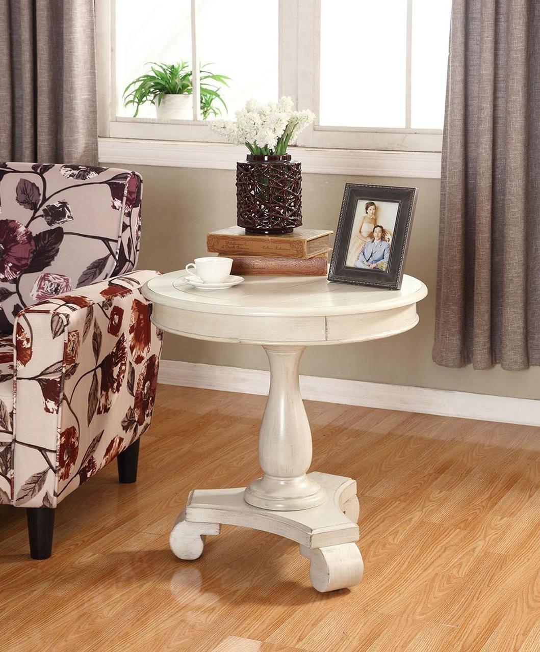 Round Chairside Table,Crown Mark