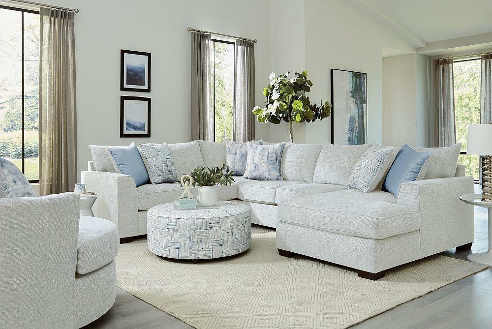 Rhodes Ivory Sectional Mack's Furniture Warehouse