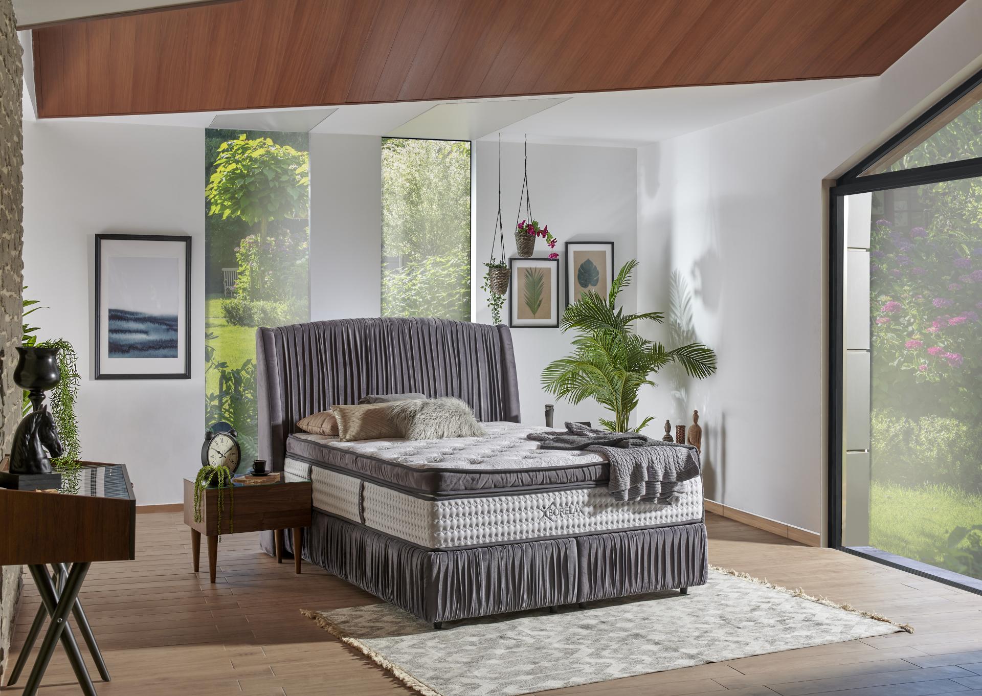 Borelax King Headboard with Storage,AlfoMack