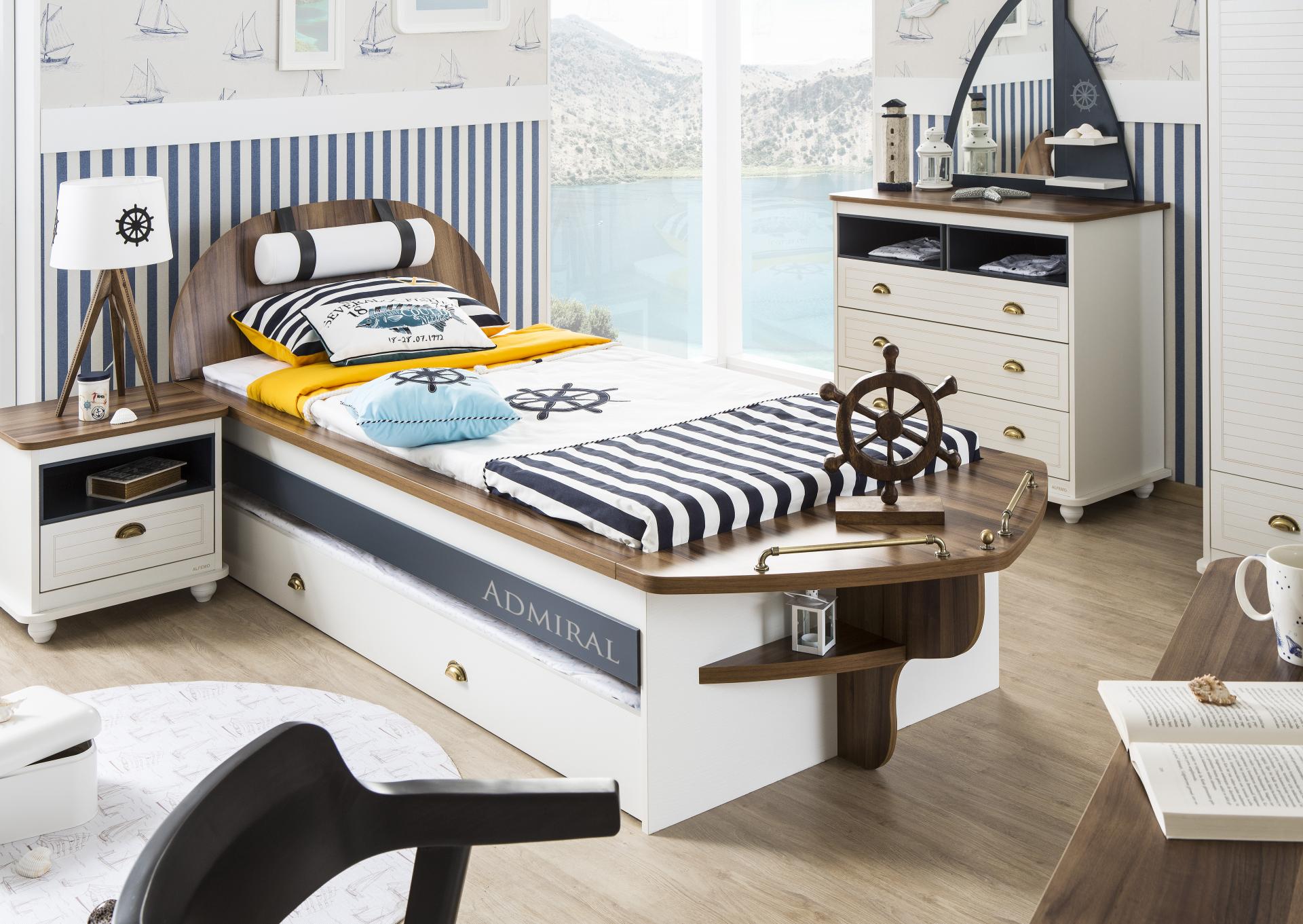 Admiral Boat Bedstead Bedroom Set,AlfoMack