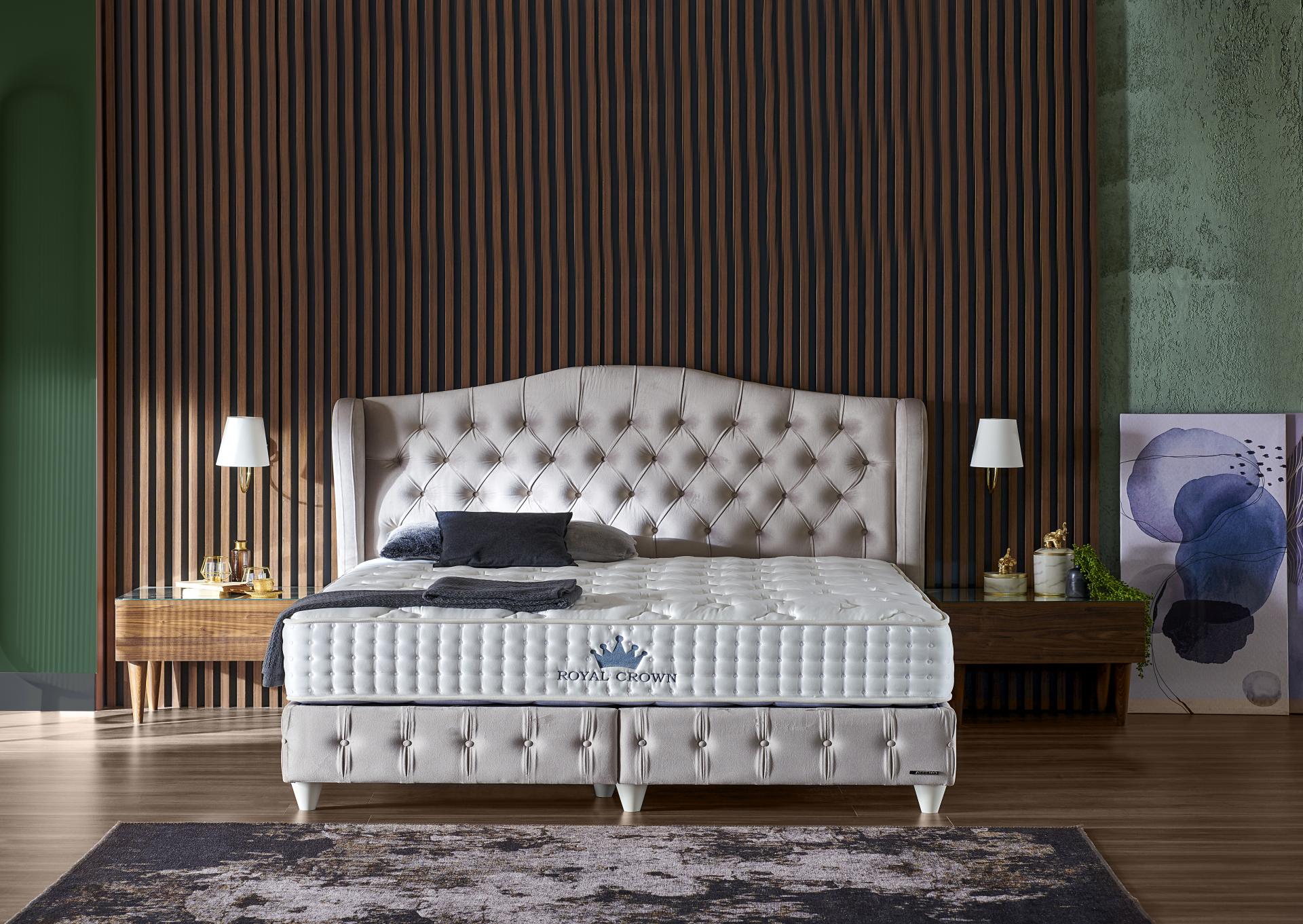 Premium Star King Headboard with Storage,AlfoMack