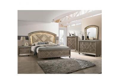 Image for Cristal Panel Bedroom Set