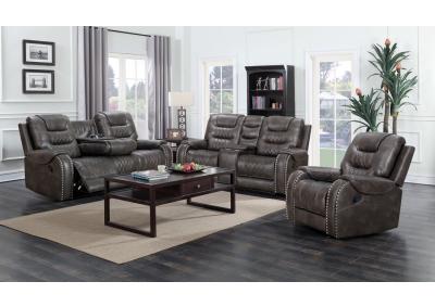 Image for Ashley Brown - Reclining sofa loveseat, recliner Set
