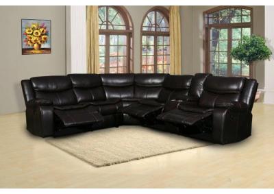 Image for 6967 Brown motion sectional