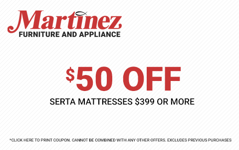 $50 OFF Serta Mattresses $399 or more
