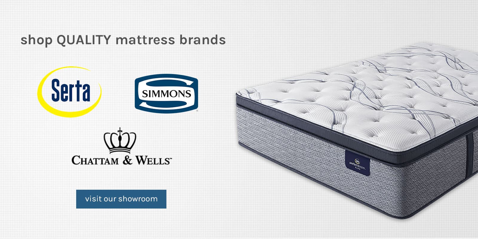 shop quality mattress brands – visit our showroom