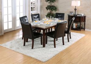 Image for Marstone Brown Cherry Dining Table w/4 Chairs